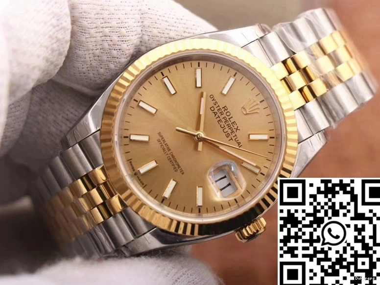 M126233-0015 659 Factory Datejust EW Minimalist Champagne Dial Rolex 0730